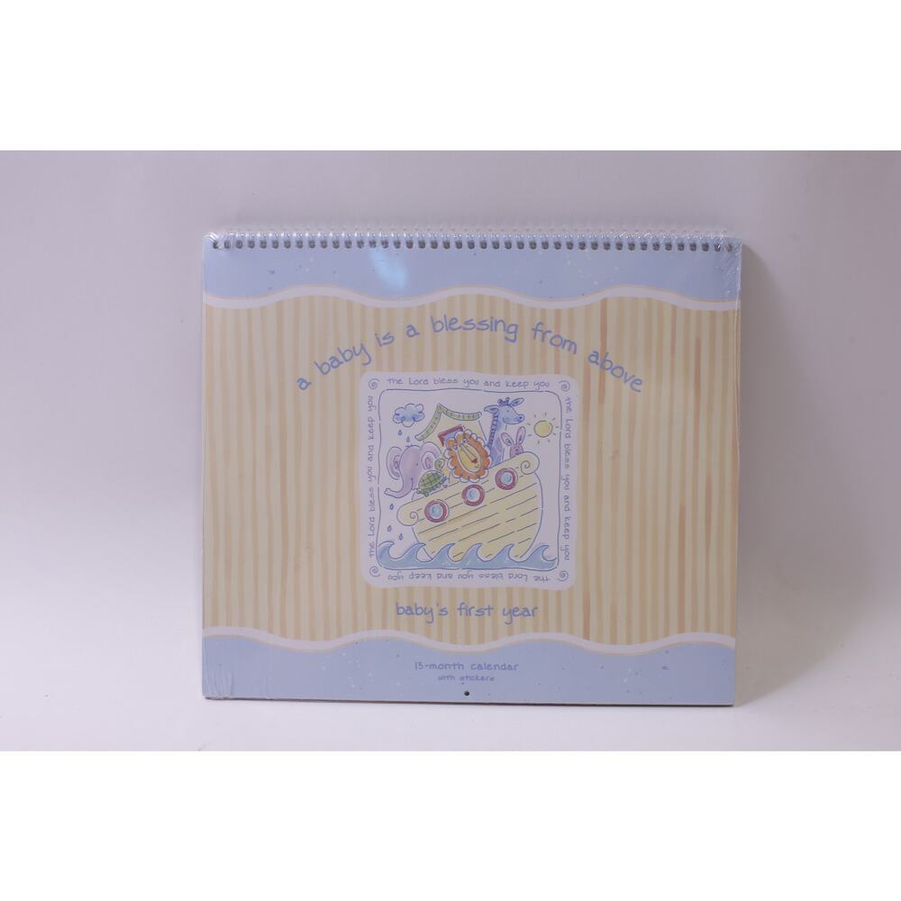 Noah's Ark, Baby's First Year, 13-month Calendar, SEALED, ~ 251016-WH 1377